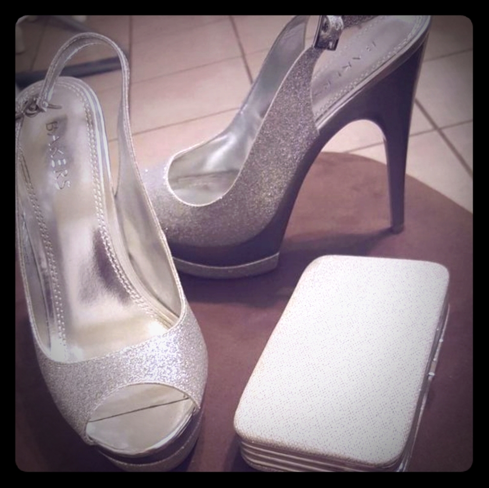 Sparkly heels